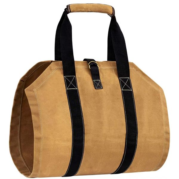 Waterproof Canvas Wood Carrier