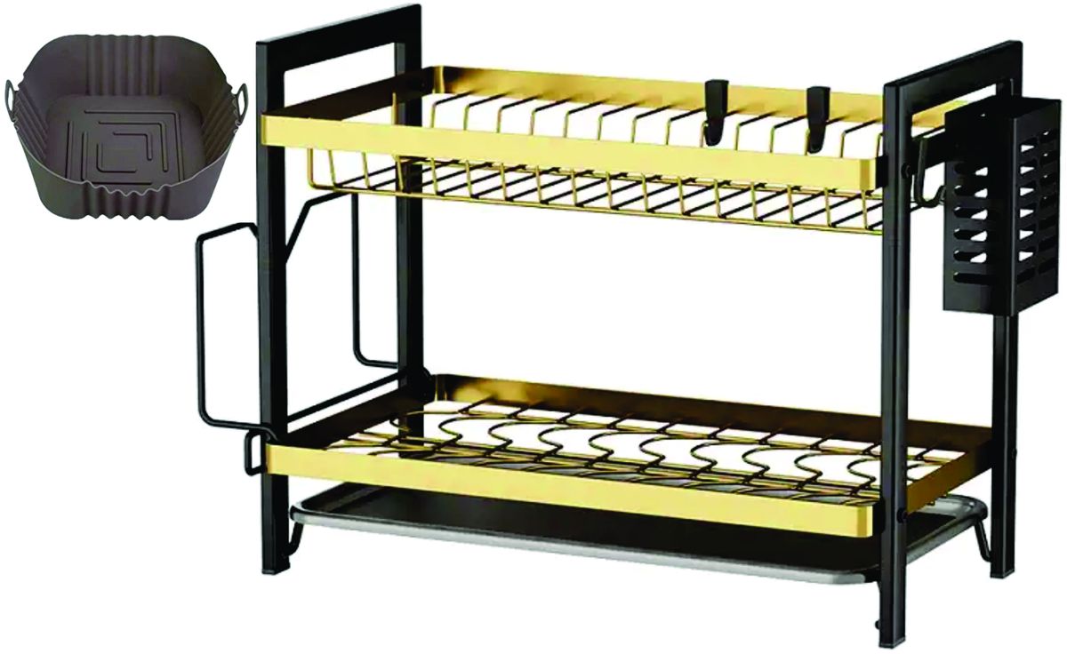 Gold Kitchen Dish Rack | Shop Today. Get it Tomorrow! | takealot.com
