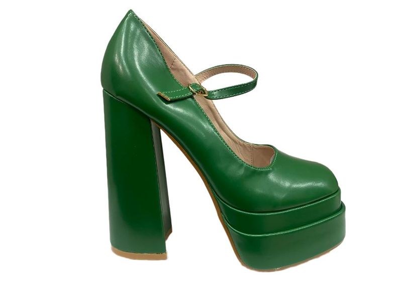 Footwork - Bandolini Women Green PU Platform Iconic Bratz Doll Heels