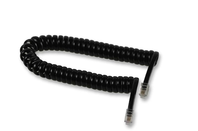 Pro Signal PPW00039 Telephone Modular Cable, RJ10 Plug to RJ10 Plug, Black