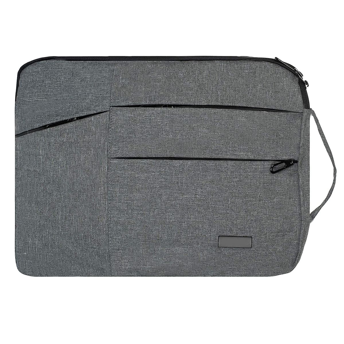 WiWU 4 Multi Pocket Travel Laptop Bag Sleeve For 15.6 inch Laptops Grey