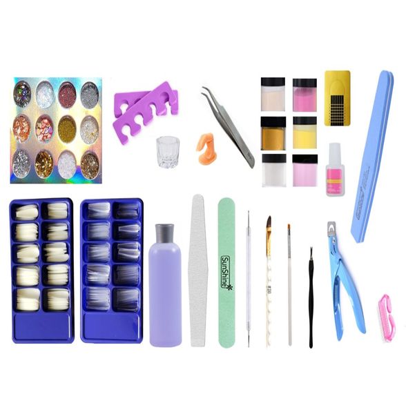 Professional Acrylic Colours Nail Kit - 36 Pieces