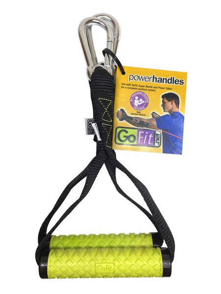 GoFit Extreme Tube/Band Handle With Carabiner and Training Manual