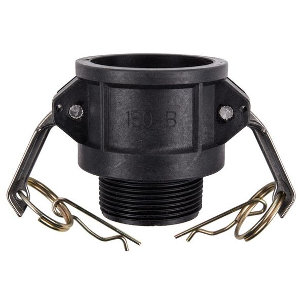 Bulk Pack x 3 Camlock PP Type B Female Coupler x Male BSP - 32mm