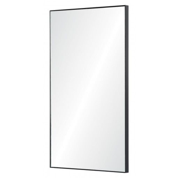 Oversized Mirror with Black Aluminum Frame