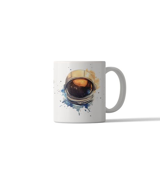 Retro Astronaut DSG 21 Printed Coffee Mug