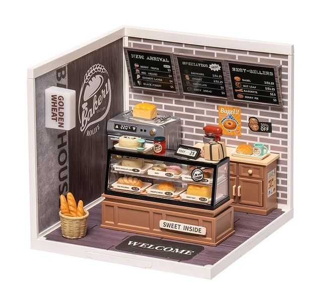 Robotime Super Store - Golden Wheat Bakery - 110pcs