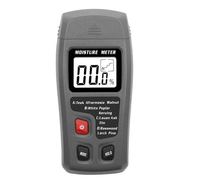 Wood Moisture Meter Digital Moisture Detector w/ Indicator Humidity tester