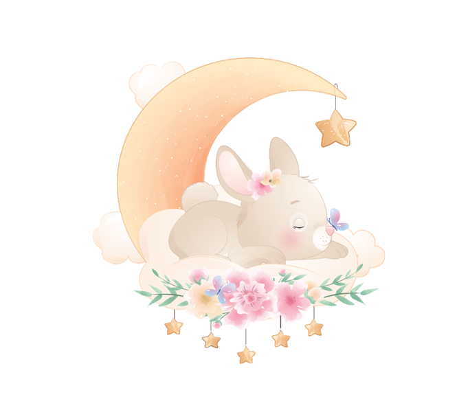 Cute Bunny Nursey Wall Vinyl
