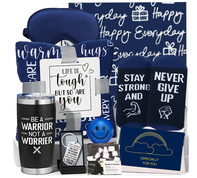 Men Self Care &amp; Relaxation Package - 9 Pieces Gift Box for Him