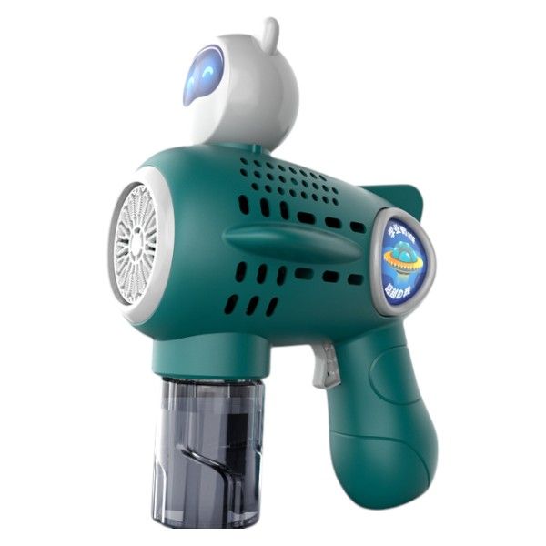 Galactic Rover Space-Themed Automatic Bubble Gun - Multicolor