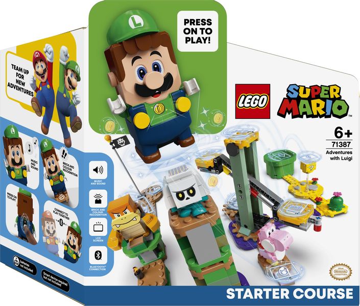 LEGO® Super Mario™ Adventures with Luigi Starter Course 71387 Building Toy Set (280 Pieces)