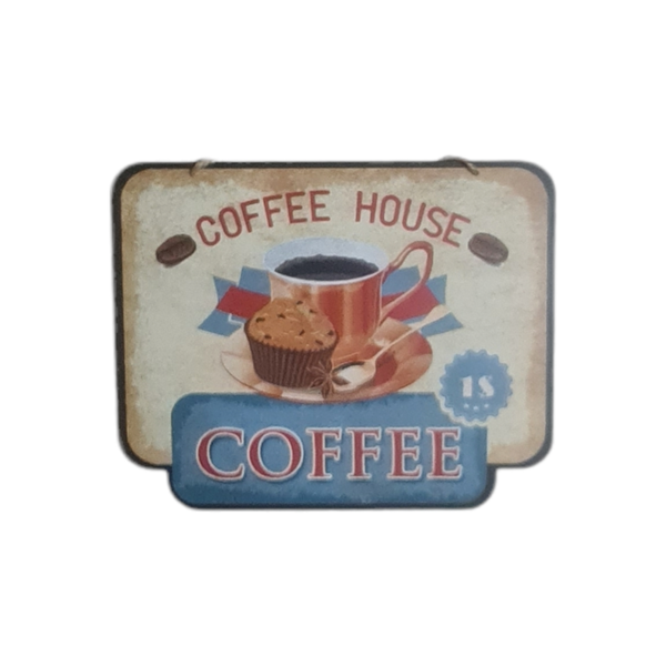 Coffee House Contour Cut Wall Art