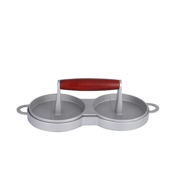 Aluminum Double Burger Hamburger Meat Non-Stick Burger Press