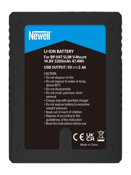 Newell BP-V47 SLIM V-Mount Battery