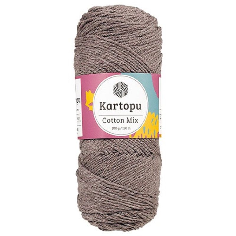 Kartopu Cotton Mix Yarn 100g Pack of 5 Coffee 2114S Buy Online in
