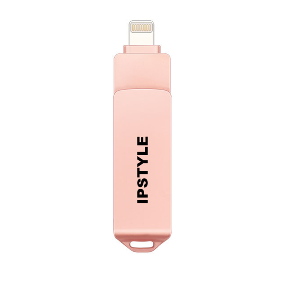 IPSTYLE 3 in 1 Flash Drive 2TB USB 3.0 OTG Metal High Speed Memory Stick