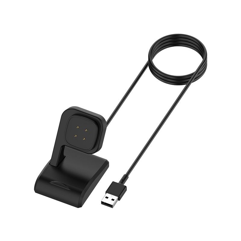 Charging Dock For Fitbit Versa 3 And Versa 4 - Black (1 Metre) 