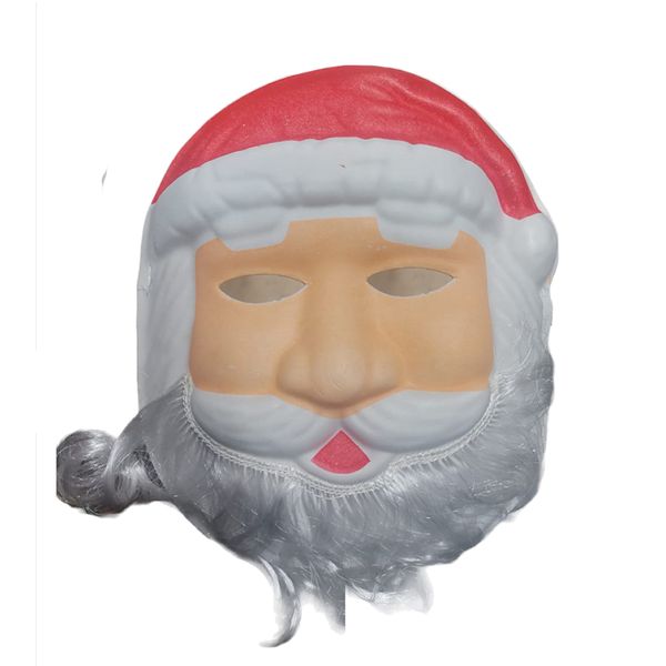 Santa Face Mask Plastic