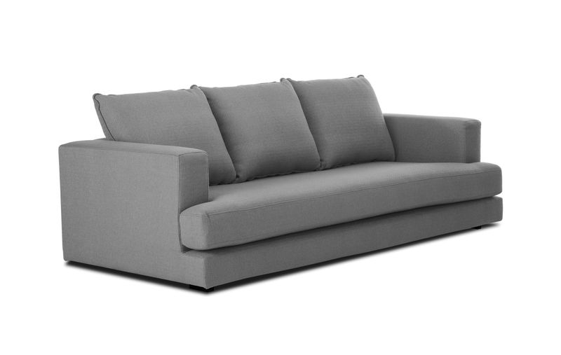 Roux 3-Seater Couch - Linen - Grey
