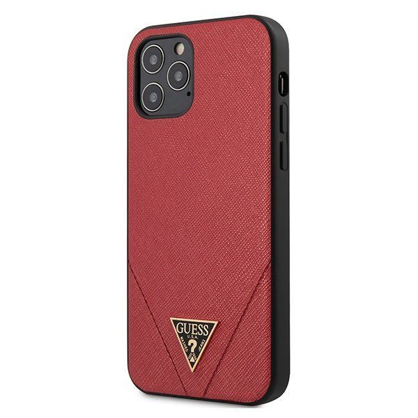 Guess Hard Cover PU Saffiano V Stitch iPhone 12 / 12 Pro