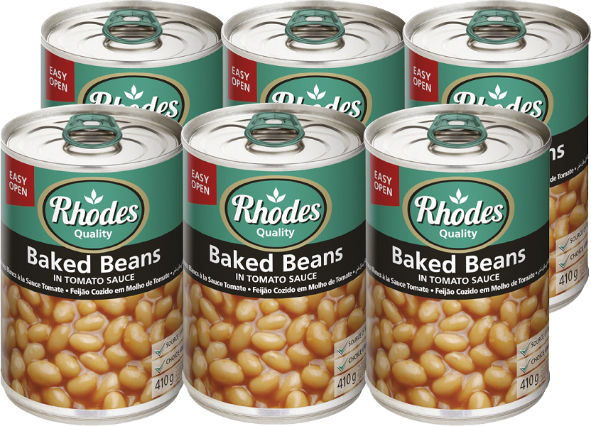 Rhodes - Baked Beans In Tomato Sauce 6x410g | Shop Today. Get It ...