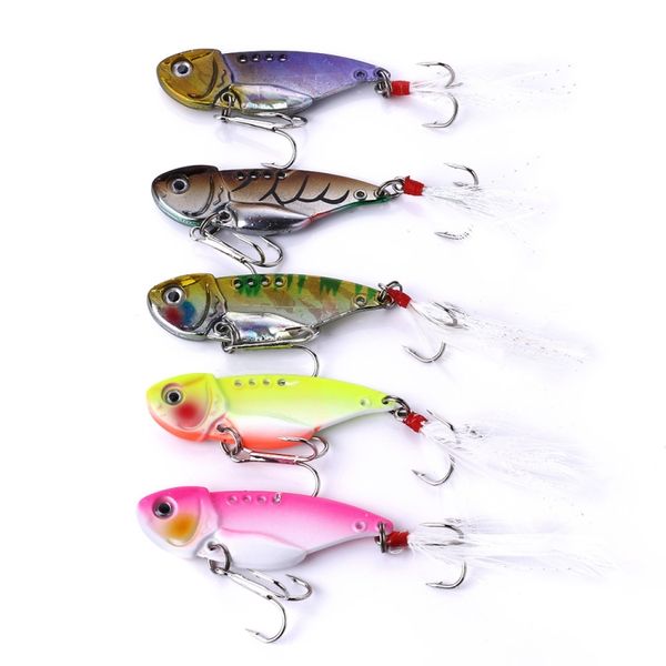 Fishing Lure Hard Bait Vibrating Luya 5 Piece
