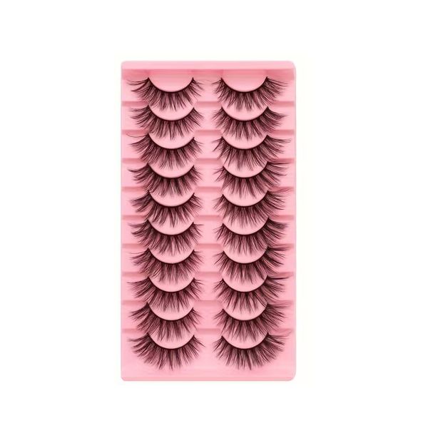 Reusable False Eyelashes - Cat-Eye &amp; Fox-Eye Styles, Lightweight Design