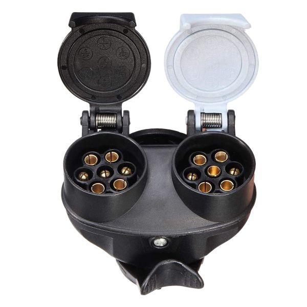 Trailer Plug Socket 13 to 7 Pin N &amp; S Sockets Towbar Towing EU Plug