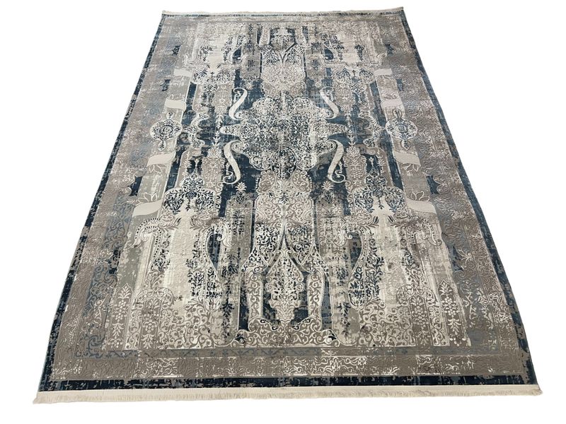 Vintage Turkish Navy/Grey 290 x 200 cm