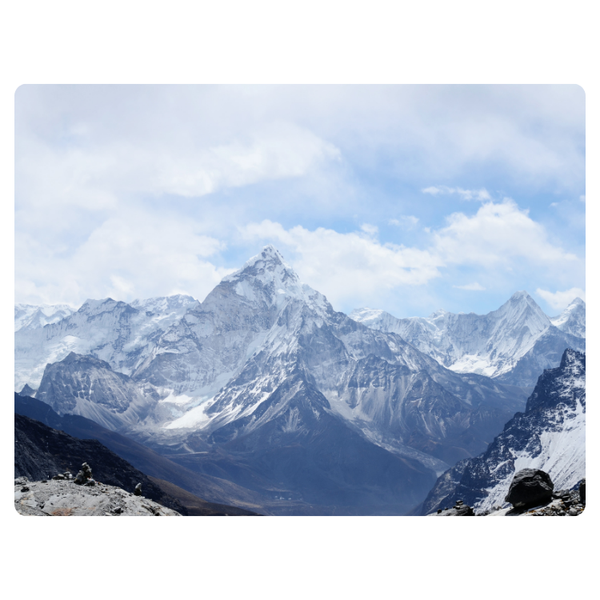 Icy Mountain Mouse Pad
