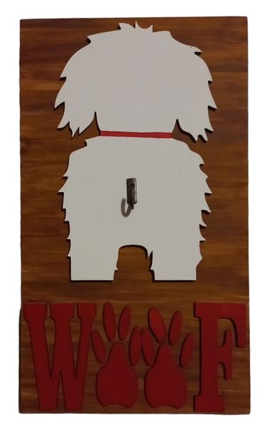 Dog Leash Holder " Woof