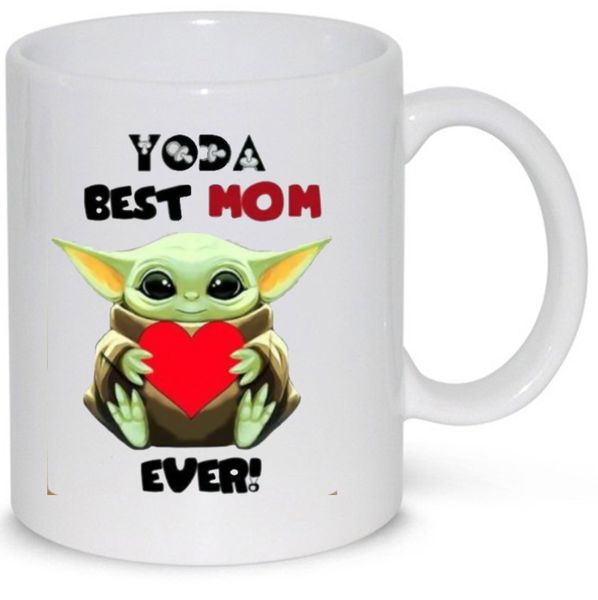 Yoda Best Mom Ever Star Wars Coffee Mug (11 Oz Normal Size)