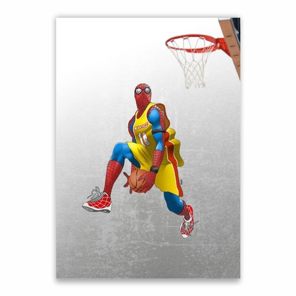 Spider-Man Basketball Poster - A1