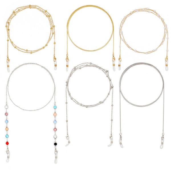 6Pcs Eyeglass Chains for Women Glasses Neck String Holder Cord Lanyard