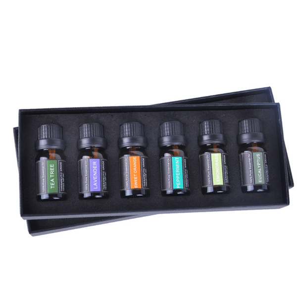 Pure Daily Care Aromatherapy 100% Essential Oil Set - 6 x 10ml bottles