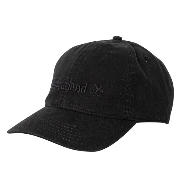 Timberland Cotton Canvas Cap with Linear Logo