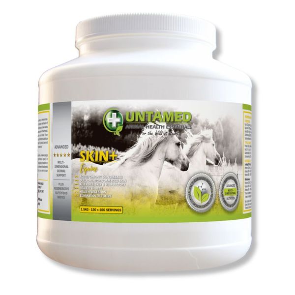 Untamed Skin+ Supplement for Horses(Dull/Inflamed/Infected/Itchy Skin&amp;Coat)