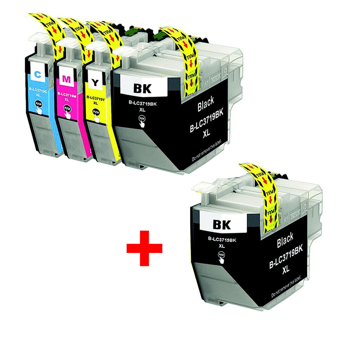 INK WAREHOUSE LC3719XL LC3719XL Multipack + 1 LC3719 Black Ink