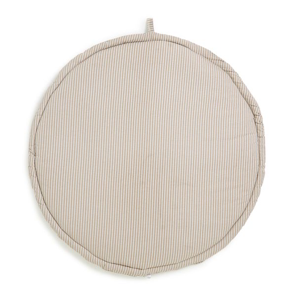 George &amp; Mason Baby - Round Playmat - Beige Stripe