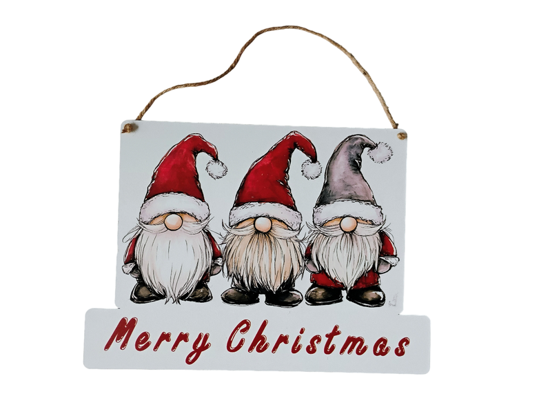 Merry Christmas Gnome Hanging Decor