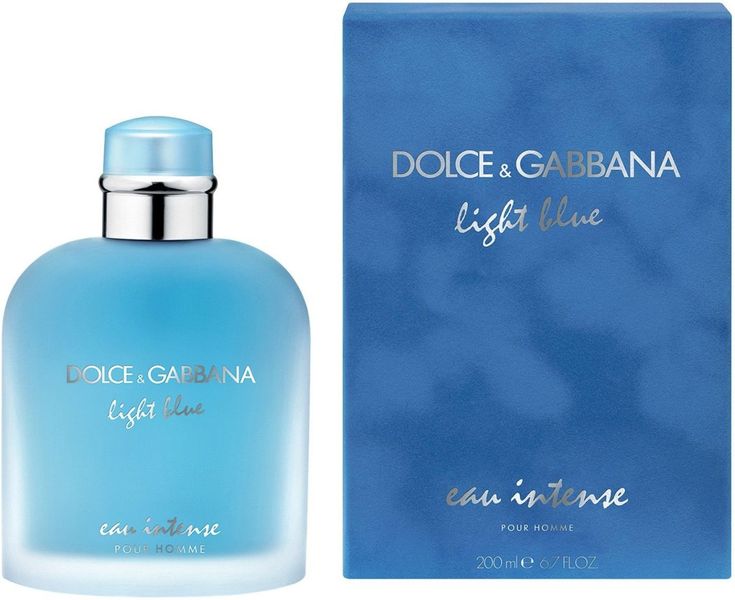 Light Blue Eau Intense for men 200ml EDP By Dolce &amp; Gabbana