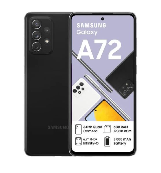 Samsung Galaxy A72 128GB Dual Sim - Awesome Black