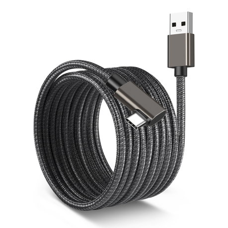 5m Link Cable for Oculus Quest 1/2 Nylon Braided USB 3.1 to USB-C Cable Image