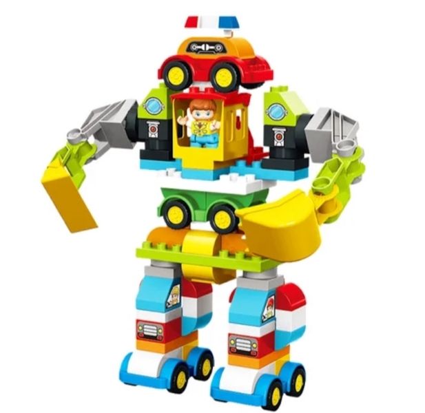 Robot, Construction Building Blocks Set - 140 Pieces
