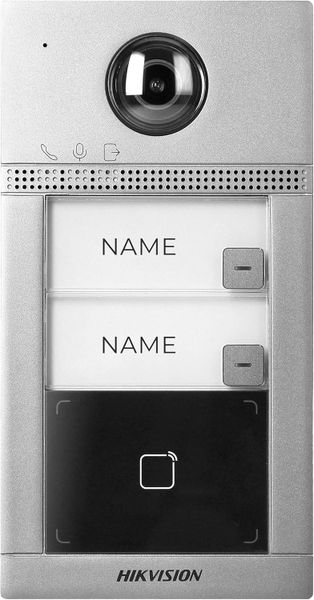 Hikvision 2 Button Metal Villa Door Station DS-KV8213-WME1(B)