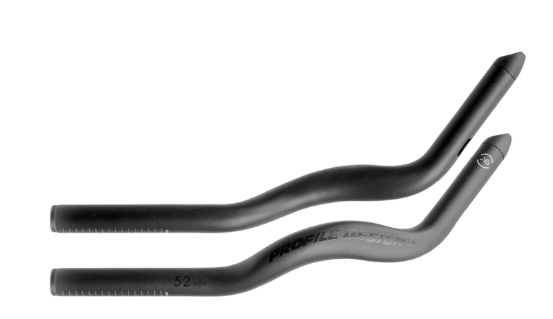 Profile Design Aero Shaped Aluminium Aerobar Extensions with 52 Deg Bend