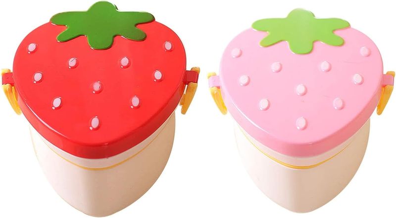 Strawberry Lunch Box Containers for Kids