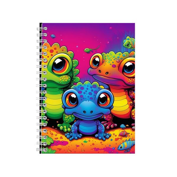 Baby Lizzards Underwater Notebook Animal Gift Idea Notepad Pad 81