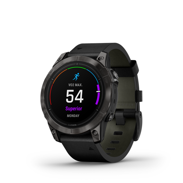 Garmin epix Pro (Gen 2) 47 mm - Slate Grey with black silicone band